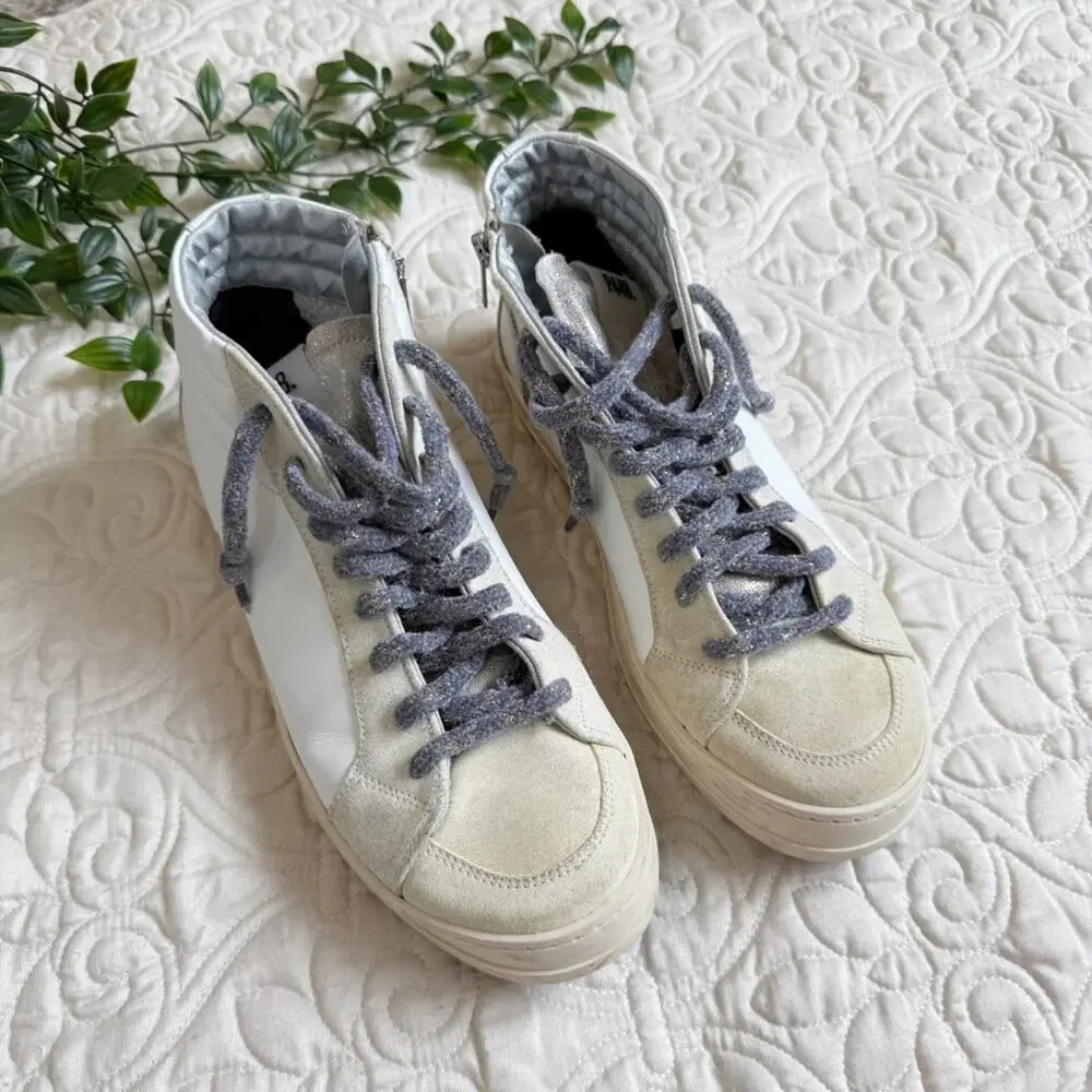 P448 Skate High Top Sneakers Sz 40